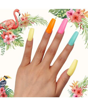 Makartt Poly Nail Set - All-in-One Builder Gel & Color Kit for Nail Extensions | Perfect for Starters & Technicians - Birds of Paradise Spring Series - Buy Online on SooperMarket.com
