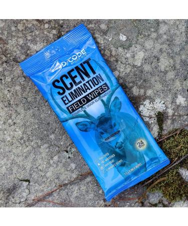 CODE Blue Scent Elimination Field Wipes - Unscented (24 Wipes) - Buy Online on SooperMarket.com