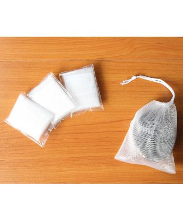 10 Pcs Soap Bag Soft for Shower | Drawstring Mesh Soap Pouch Saver for Foaming & Drying | Hangable Soap Bags for Travel - Buy Online on SooperMarket.com