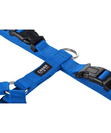 Chaba Guard Dog Harness for Medium Dogs - Adjustable No-Pull Control Harness - Comfortable Lightweight Design for Running - Anti-Choke Step-In Harness in Blue - Buy Online on SooperMarket.com