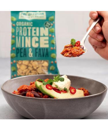 Profusion Organic Vegan Pea and Fava Protein Mince 125g - Plant-Based Meat Substitute - Buy Online on SooperMarket.com