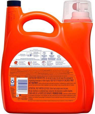 Tide Ultra OXI Liquid Laundry Detergent with Odor Eliminators - HE Compatible 94 Loads 132 fl oz | International Shipping Available - Buy Online on SooperMarket.com