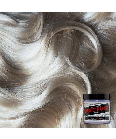 MANIC PANIC Virgin Snow Hair Toner - Semi Permanent Blue Toner for Blonde Hair - Vegan & Ammonia-Free - 4 Fl Oz - Buy Online on SooperMarket.com
