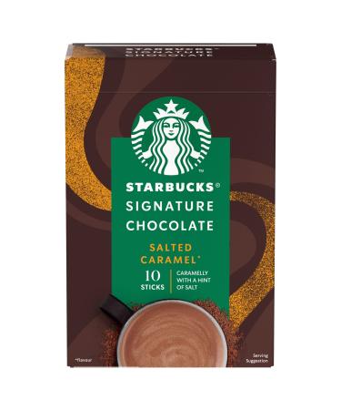 Starbucks Signature Salted Caramel Hot Chocolate Sachets 10 X 20g ( Pack of 10)