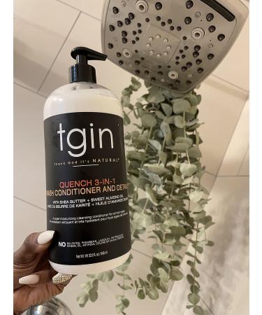 TGIN Quench 3-in-1 Co-Wash Conditioner & Detangler for Dry & Curly Hair - 13 oz - Buy Online on SooperMarket.com