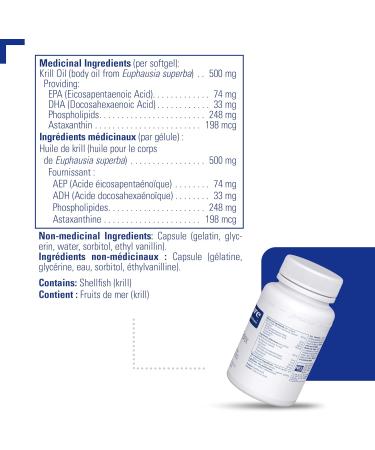 Pure Encapsulations - Krill-plex - Supports Menstrual Comfort Heart Health Joint Support Cognitive Function and Skin Health* - 60 Softgel Capsules - Buy Online on SooperMarket.com