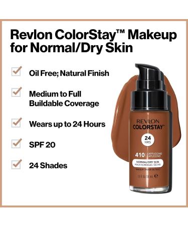 Revlon ColorStay Makeup SPF 20 1.0 oz - Pack of 2, Porcelain - Medium-Full Coverage, Natural Finish, Oil Free - Buy Online on SooperMarket.com