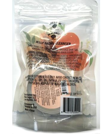 Buy Bolero Jelly Facial Cleanser - Papaya & Tangerine Peel 1.7oz | International Shipping - Gentle Hydrating Cleanser for Radiant Skin - Buy Online on SooperMarket.com