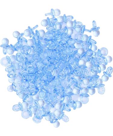 200 Baby Nipples for Baptism - Decorative Acrylic Accessories | Mini Blue Decorations for Birthday Gifts - Buy Online on SooperMarket.com