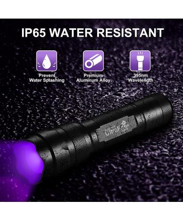Ultrafire UV Flashlight - Super Power 395-405NM LED Black Light for Leak Detection Pet Stains & Bed Bugs - International Shipping Available - Buy Online on SooperMarket.com