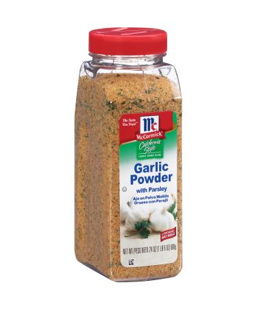 McCormick California Style Garlic Powder With Parsley Coarse Grind Blend, 24 oz 1.5 Pound (Pack of 1)