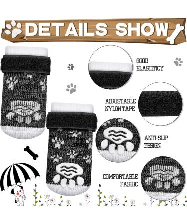 X-Small Dog Indoor Socks - 16 Pieces Anti-Slip Dog Socks with Grips for Hardwood Floors - Buy Online on SooperMarket.com