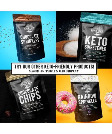 Keto Sprinkles 6 oz. - Dye-Free, Non-GMO, Vegan, Gluten-Free, All-Natural Sugar-Free Sprinkles - 1g Net Carb (Rainbow) - Larger Value Size - Buy Online on SooperMarket.com