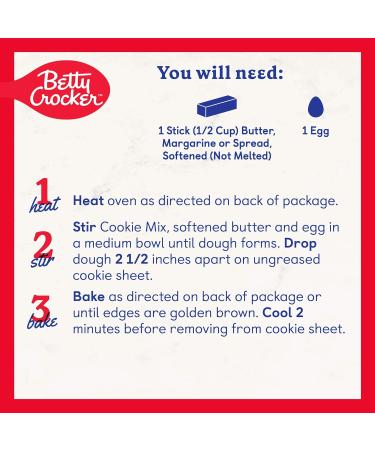 Buy Betty Crocker Oatmeal Chocolate Chip Cookies - 496g Pack | International Shipping Available - Buy Online on SooperMarket.com