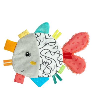Fehn cracker fish - activity baby raschel toys to grip and play - Activity rustling baby toys - motor toy & crackling toys for babies and toddlers from 0+ months