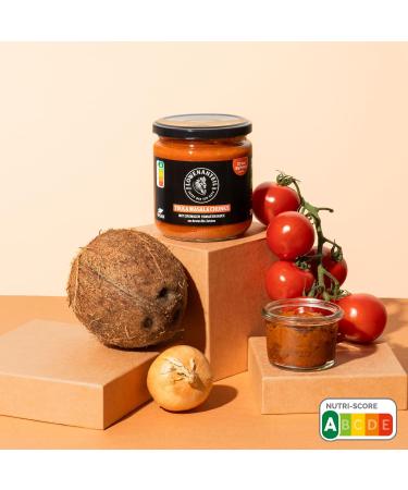 Buy Vegan Tikka Masala Chunky Bowl - 380g Glass - Healthy Gluten-Free High Protein Ready Meal - Lion Content - Buy Online on SooperMarket.com