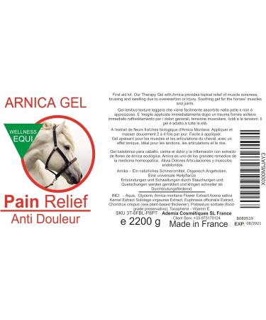 Arnika Forte Gel - 90% Organic Arnika Extract for Muscles & Joints | 2200g Moisture Cream - Buy Online on SooperMarket.com