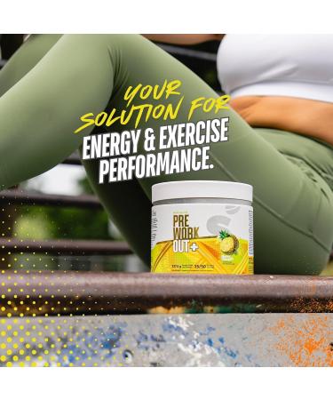 Shop Sante Pre Workout Plus Preworkout Energy Powder 150mg Caffeine Citrulline Beta Alanine Sports Drink Supplement for Men and Women 50 servings - Pineapple - Buy Online on SooperMarket.com