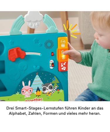 Fisher-Price HCL07 Giant Seat & Standing Adventure Book | Educational Electronic Toy for Babies & Toddlers (6+ Months) - Shop Now! - Buy Online on SooperMarket.com