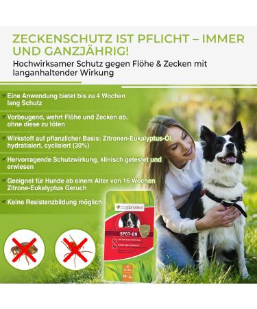 Buy BogoProtect Spot ON Dog Flea & Tick Remedy - Natural 12-Week Protection for XL Dogs (30-50 kg) - Buy Online on SooperMarket.com