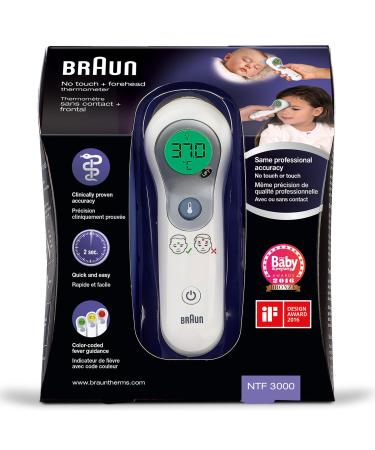 Braun Thermometer 2 in 1 No-Touch + Front