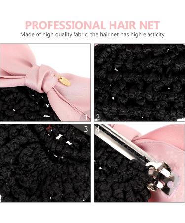 GALPADA 1pc Flower Head Vintage Hair Clips Professional Hair Clips Crochet Hook Lady Gift Hair Clips for Women Beaded Women Bun Cover Hair Bun Cover Buns Fabric Office Mesh Mirror Pink - Buy Online on SooperMarket.com