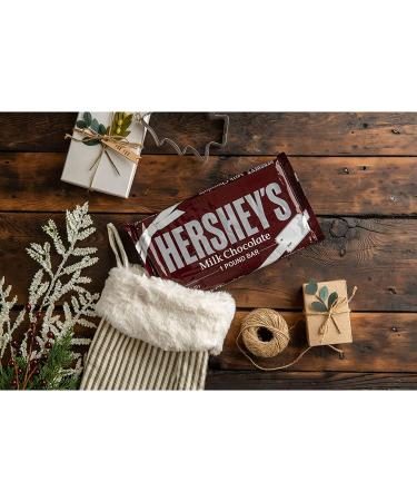 Hershey's Milk Chocolate Candy 1 lb Gift Bar | Gluten Free | Giant Hershey's 1lb Bar - Buy Online on SooperMarket.com