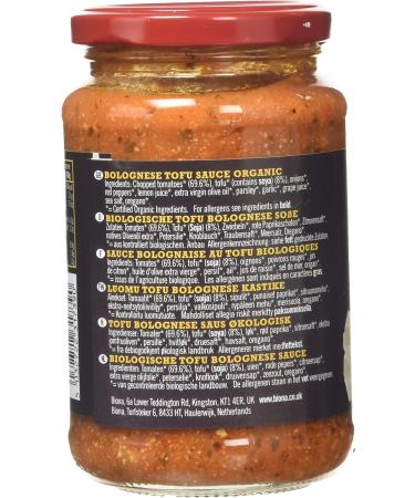 Biona Organic Tofu Bolognese Pasta Sauce 340g - Delicious Vegan Sauce (Pack of 1) - Buy Online on SooperMarket.com