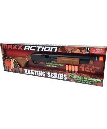 Sunny Days Pump Action Blaster with Realistic Sounds & Ejecting Shells | Cowboy Costume Toy for Kids - Maxx Action Wood Grain Blaster - Buy Online on SooperMarket.com