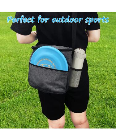 Windspeed Cadet Disc Golf Bag - Waterproof, Portable, 10 Disc Capacity - Pro Starter Bag for Women and Men (Grey) - Buy Online on SooperMarket.com