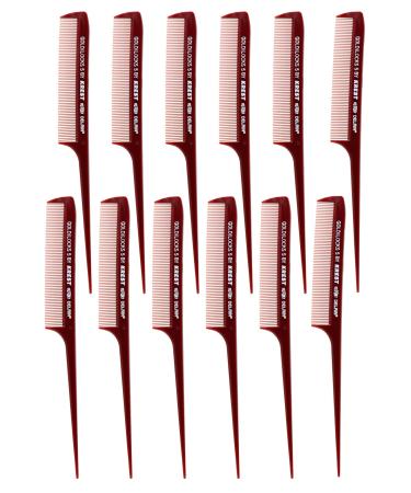 Krest Goldilocks g5 8-1/2 Rattail Comb Extra-fine Tooth. Heat Resistant Hair combs. 1 Dz.