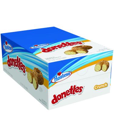 Hostess Crunch DONETTES Donuts Single Serve,10 count (Pack of 6)