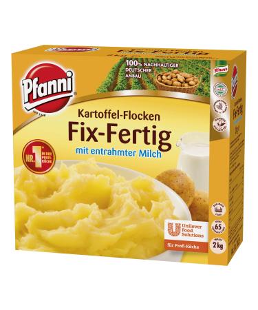 Pfanni Potato-Fix-Ready Flake Puree with Skimmed Milk 1 Pack (1 x 2 kg)