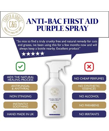 C&G Pets Horse Anti Bacterial Anti fungal Antiviral Purple Wound Spray 500 ML 500 ml (Pack of 1) - Buy Online on SooperMarket.com