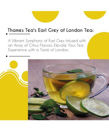 Thames Tea | Premium Flavoured Loose Leaf Tea | Citrus Earl Grey | Luxury British Tea Experience - Buy Online on SooperMarket.com