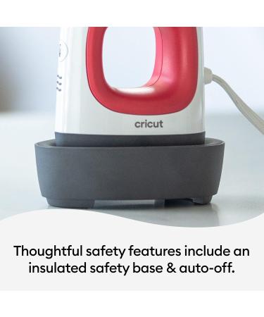 Cricut EasyPress Mini Heat Press - Compact & Lightweight Raspberry for Shoes, Stuffed Animals, Hats & More | 3 Heat Settings & Precision Tip - Buy Online on SooperMarket.com