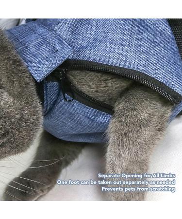Fockety Cat Nail Clipping Cleaning Grooming Restraint Bag No Scratching Biting for Bathing Pet Bag for Cat Dental Care Administering Eye Drops Ear Cleaner Clipping Nails Trimming - Buy Online on SooperMarket.com
