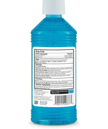 Solimo After Sun Gel with Aloe, Lidocaine & Menthol - 16 Fl Oz | Amazon Brand - Buy Online on SooperMarket.com