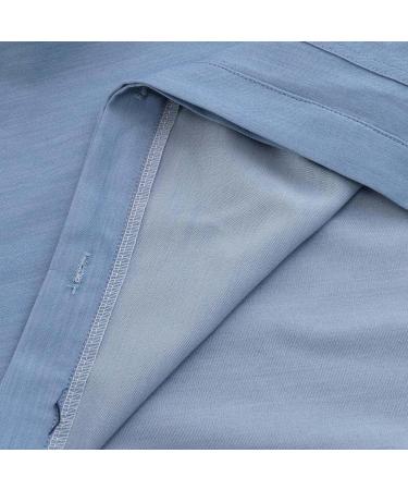 TUNUSKAT Women's Denim Shirt - Back Slit Roll Up Long Sleeve Top - Blue XX-Large - Buy Online on SooperMarket.com