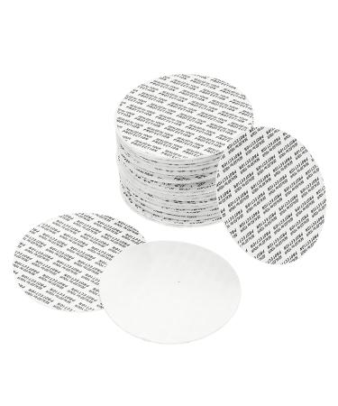 PATIKIL 71.5mm/2.81" Foam Lid Liner 50 Pack PS Foam Resistant Tamper Pressure Sensitive Seal for Bottle Cap Liners Seals