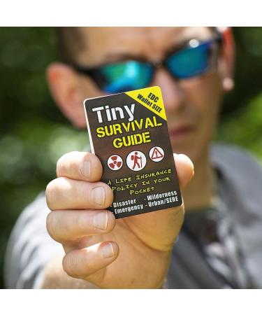 Tiny Survival Guide: Ultimate Disaster Emergency Pocket Handbook for First Aid - Fits in Wallet/Glove Box - 1 Compact Survival Micro Guide - Buy Online on SooperMarket.com