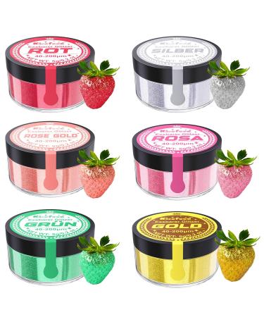 Edible Glitter - Kicofood 6 Colors Tasteless Food Color Powder for Drinks Fondant Cupcakes & Cakes - 5G - Buy Online on SooperMarket.com