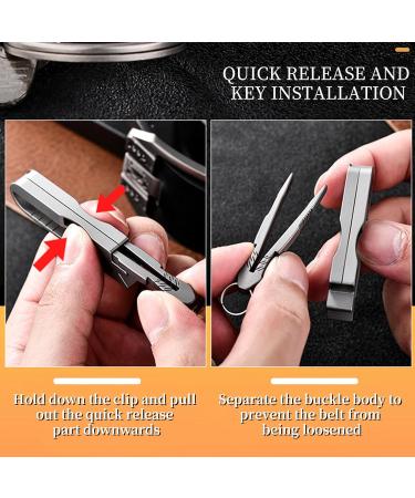 Portable Titanium Tweezers Mini Titanium Tweezers Key Ring Tweezers with Belt Clip Titanium Alloy EDC Multi Tool EDC Tools and Gadgets Stowable Tweezers Tool - Buy Online on SooperMarket.com