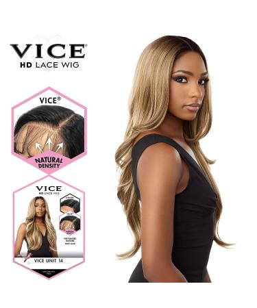 Sensationnel Vice Lace Front Wig - HD Transparent Lace, Pre-plucked Hairline, 5 Inch Deep Part, Balayage Platinum - Vice Unit 14 - Buy Online on SooperMarket.com
