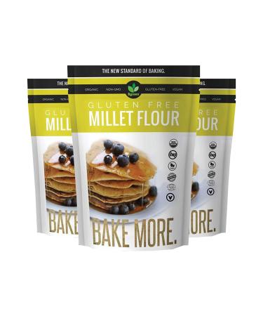 Organic Millet Flour - Gluten-Free, Kosher, Artisan Baking - Big Green Organic Food - Buy Online on SooperMarket.com