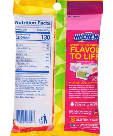 Morinaga Hi-Chew Fruit Chews Regular Mix 3.53 Ounce by Morinaga - Buy Online on SooperMarket.com