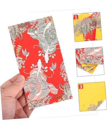 TEHAUX 20pcs Red Envelope Bag Year of Tiger Red Envelopes Japanese Money Envelopes Wedding Money Envolopes Japanese Hongbao Red Purse Wedding Money Bags Cute Cash Bag White Cardboard - Buy Online on SooperMarket.com