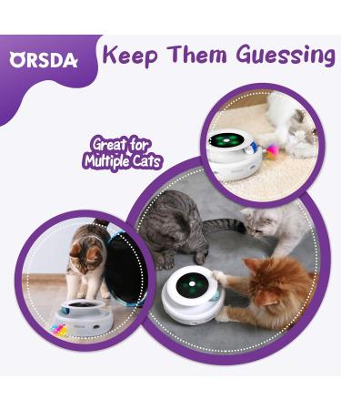 ORSDA Replaceable Feathers and Fluffy Toy Accessories 6Pcs Feather Refill for All ORSDA cat Toys 6pcs Replacement Feathers - Buy Online on SooperMarket.com