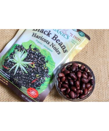Your Organics Black Beans by Jyoti - 6 x 10 oz Pouches, All Natural, Gluten Free, Vegan, NON GMO, BPA Free, Product of USA - Buy Online on SooperMarket.com