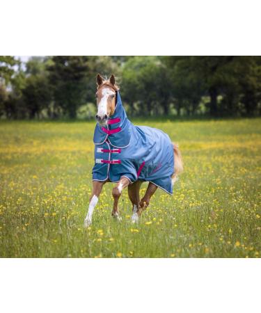 Shires Tempest Original Lite Turnout Combo Rug - Teal 6ft0